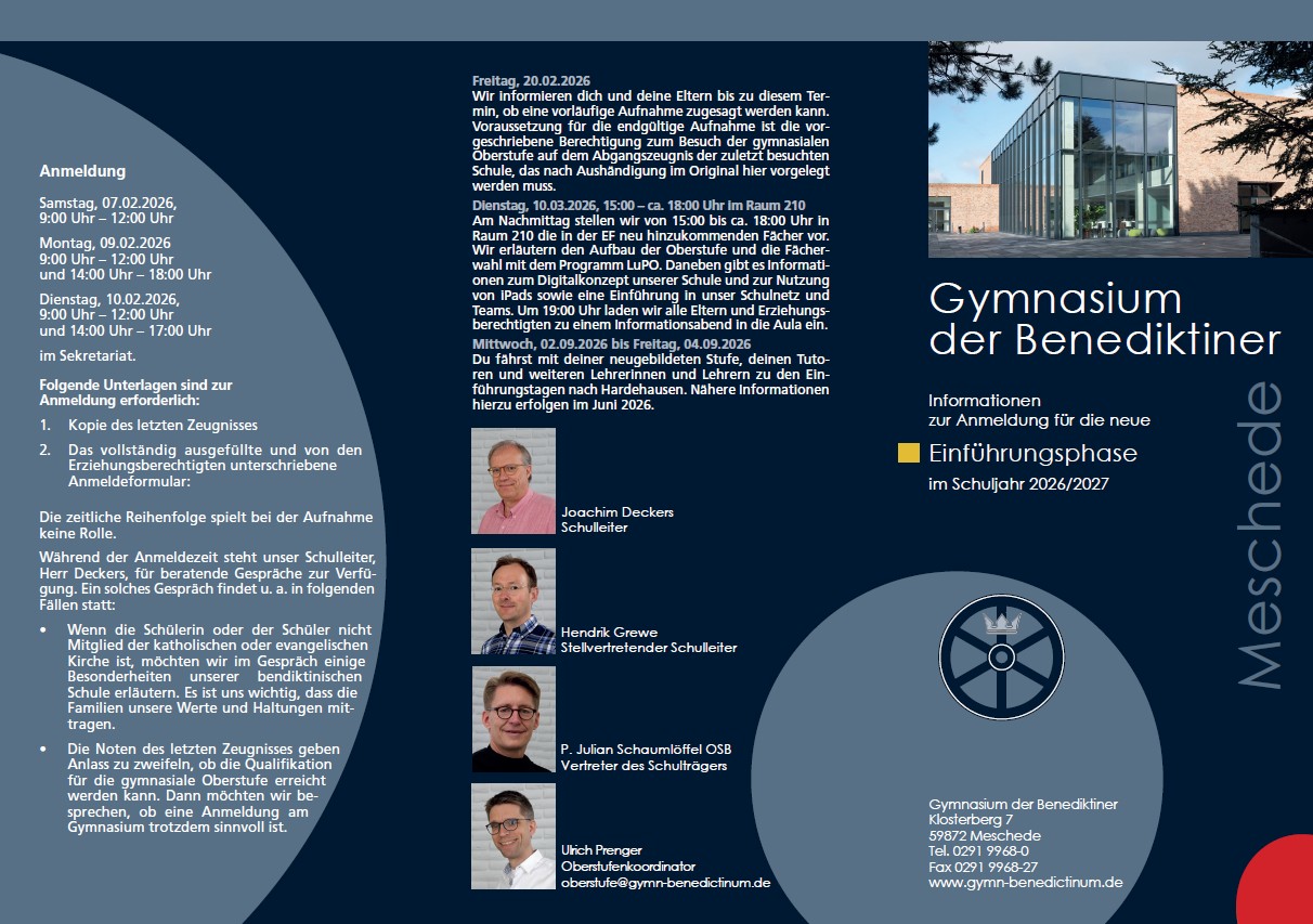 Flyer Oberstufe 1