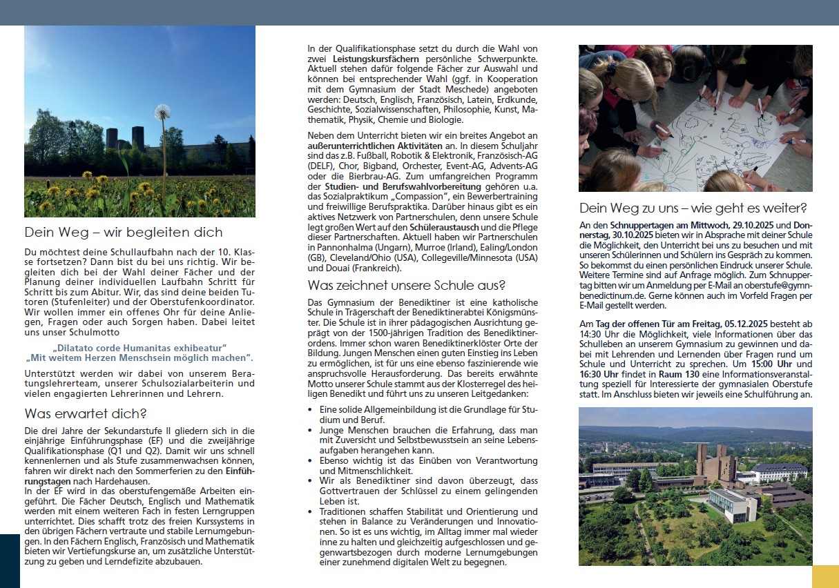 Flyer Oberstufe 2